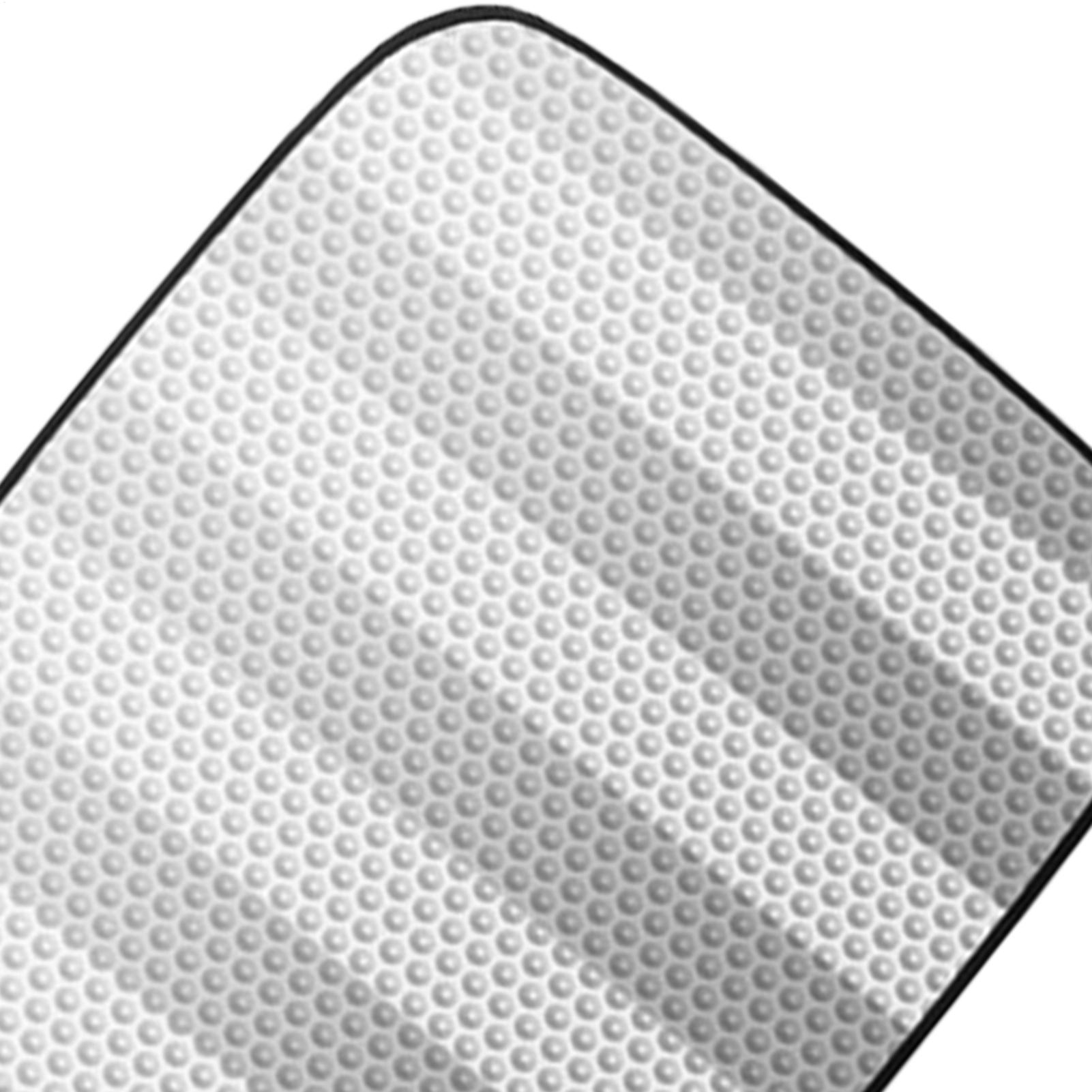 Windshield Sun Shade - 車のサンシェードフロントガラスユニバーサル折りたたみ式反射厚みのあるブロッカー車の窓シェード SUV 夏用電気自動車