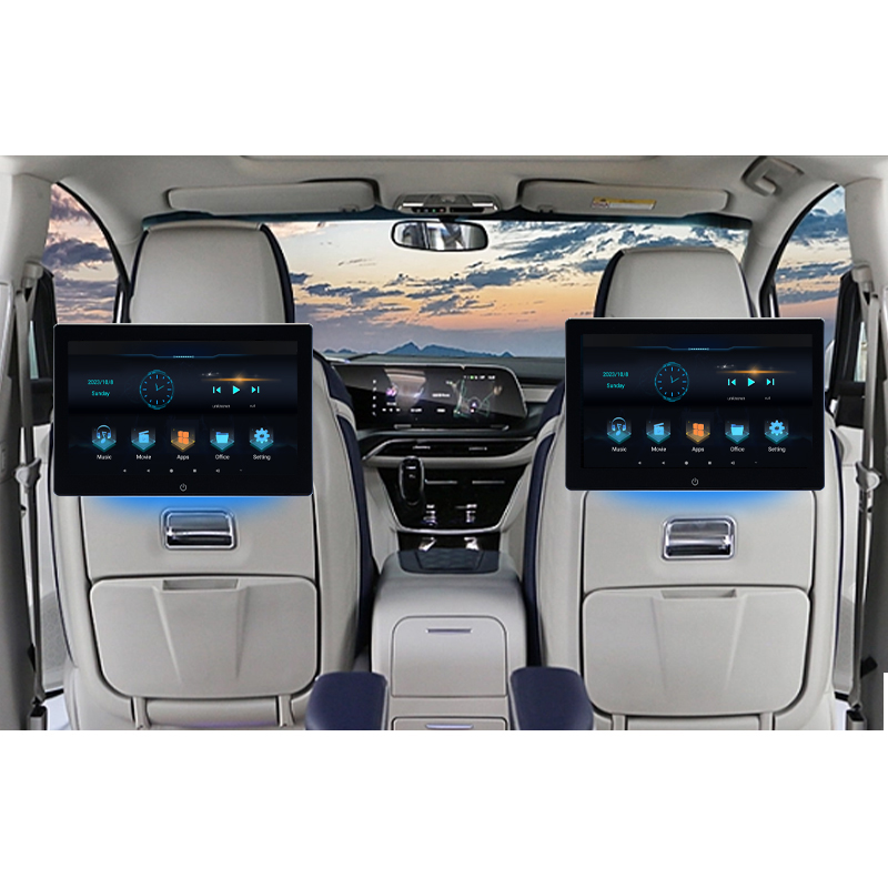 Car Mirror - 新型10インチユニバーサルカーアンドロイドヘッドレストモニター 車載HDビデオマルチメディアプレーヤー タッチスクリーン BT WIFI ミラーリング対応