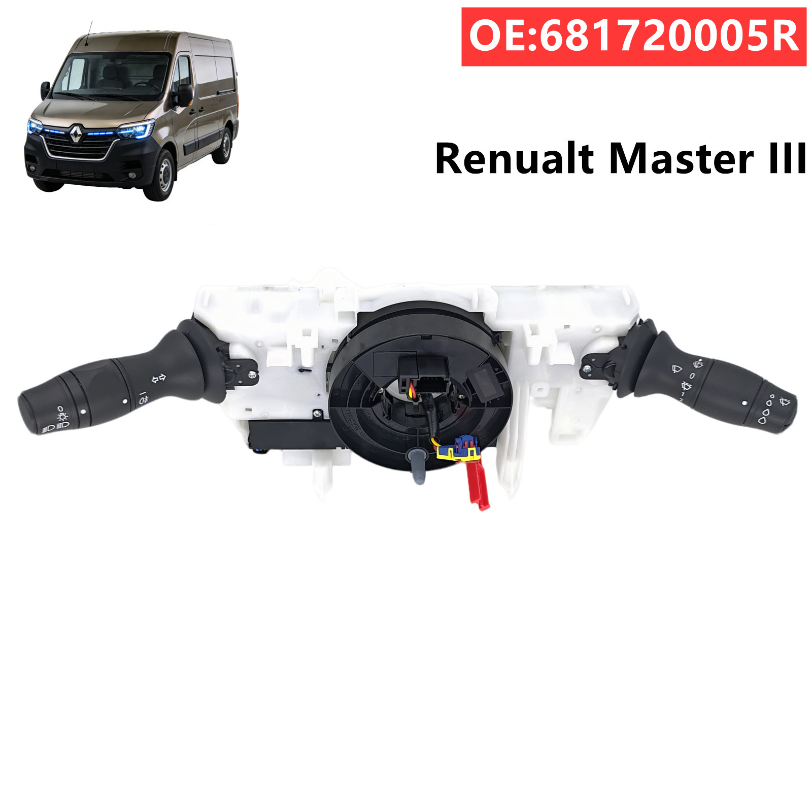 Car Wiper - 車のステアリングコラムスイッチターンシグナルワイパースイッチルノーマスター 3 オペルモバン 2010-2021 681720005R