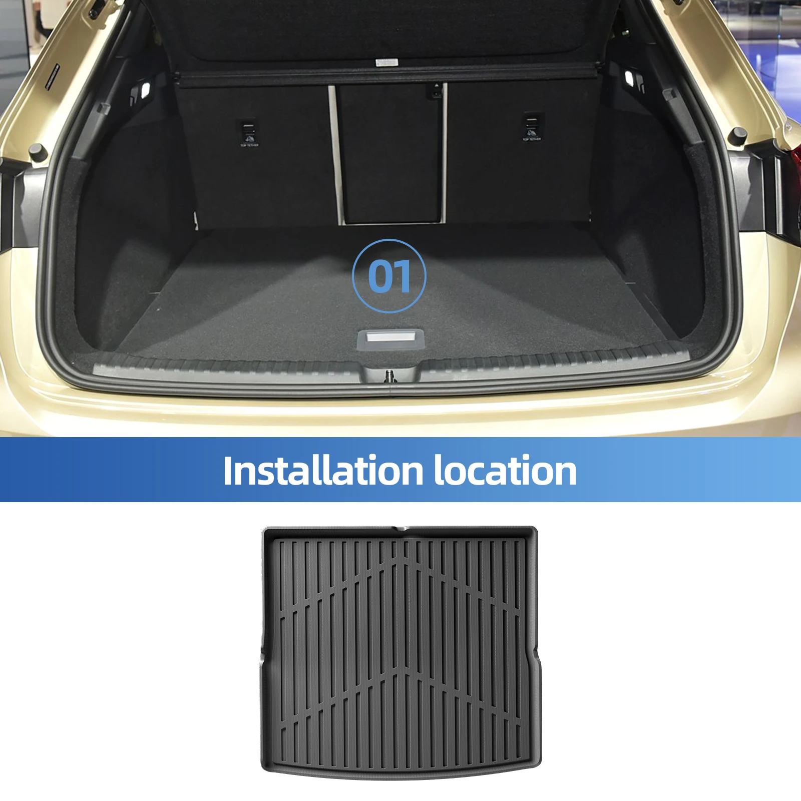 Car Floor Mat - Smabee アウディ Q4 E-tron 2022-2025 2026