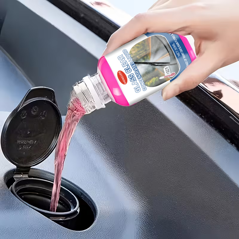 Car Wiper - 濃縮カーガラスコーティング防水ワイパーフルード、表面を滑らかに保ち、雨や曇りを防ぎ、線状の跡が残らず、ガラスの透明度を素早く復元します。