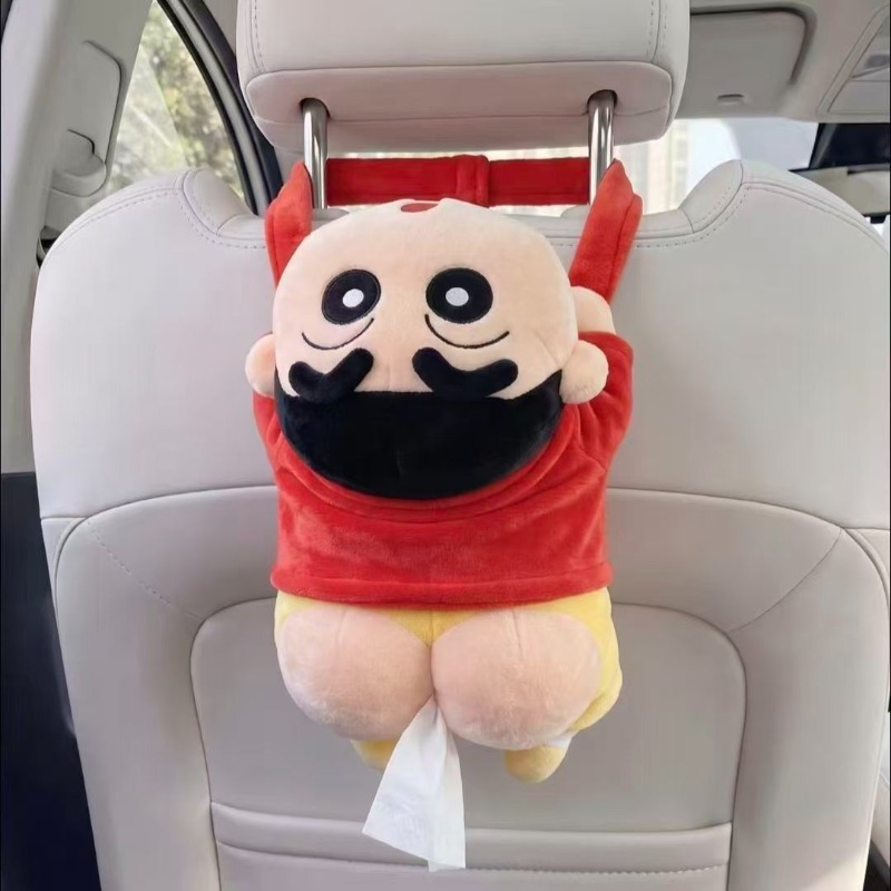 新作「クレヨンしんちゃん」アニメの面白いお尻型ティッシュボッ - Car Accessories Japanese のレビューと価格