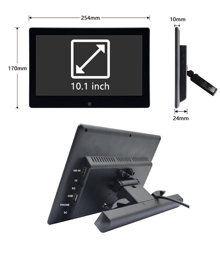 新型10インチユニバーサルカーアンドロイドヘッドレストモニタ - Car Mirror のレビューと価格