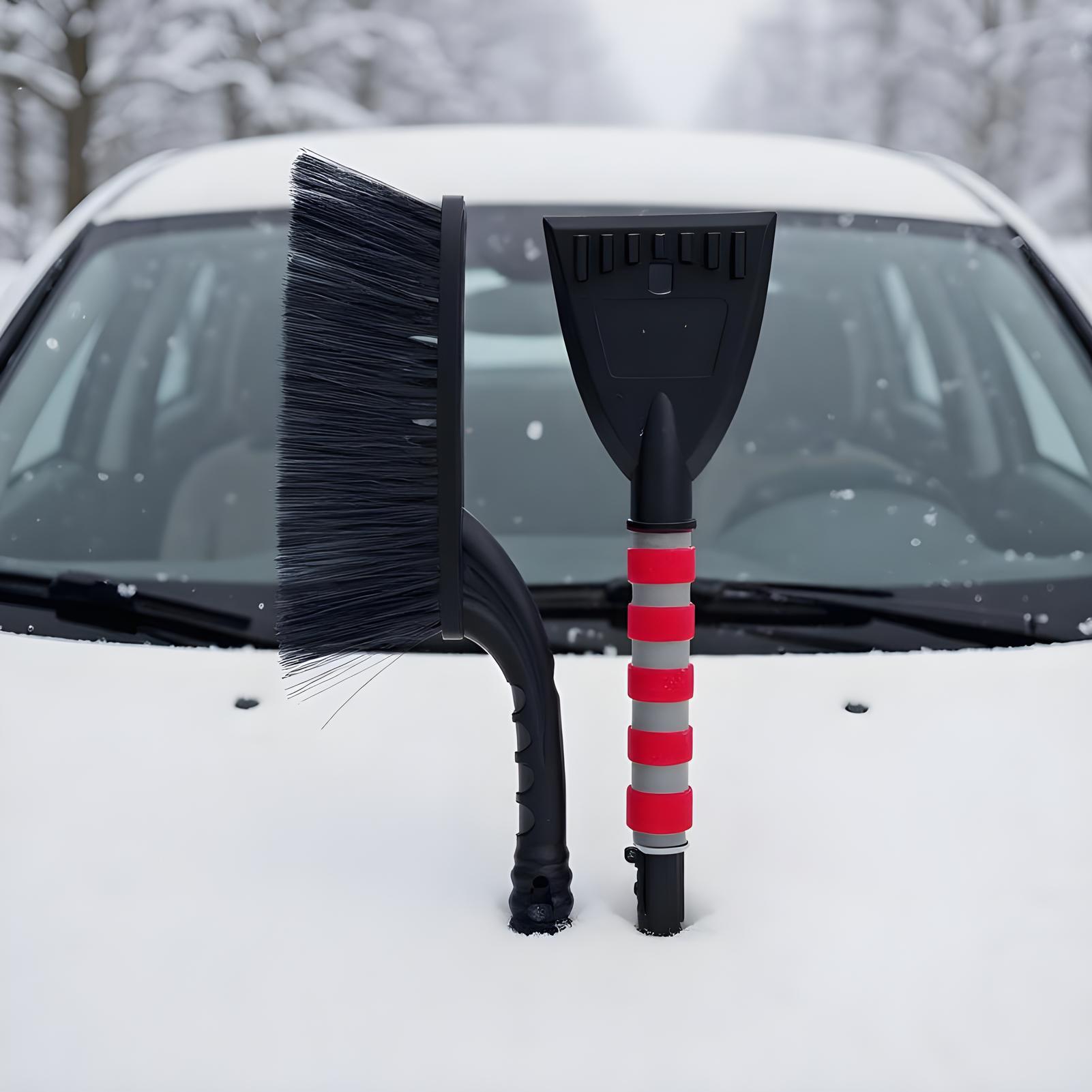車用スノーブラシ、フロントガラス用アイススクレーパー、スノー - Car Mirror のレビューと価格
