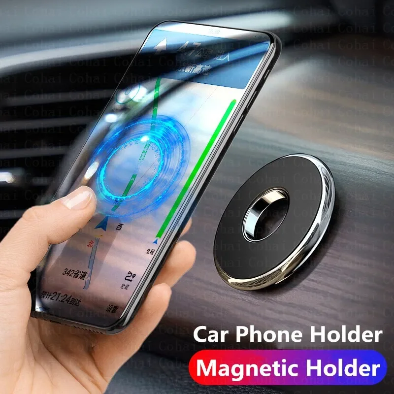 磁石式の車載スマホホルダー。ダッシュボードに取り付け可能なミ - Car Phone Holder のレビューと価格