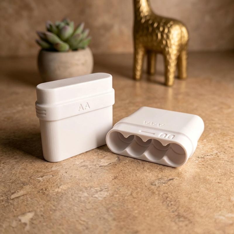 4つのスロットを備えたAA電池収納ボックス。持ち運び可能なA - Car Organizer のレビューと価格