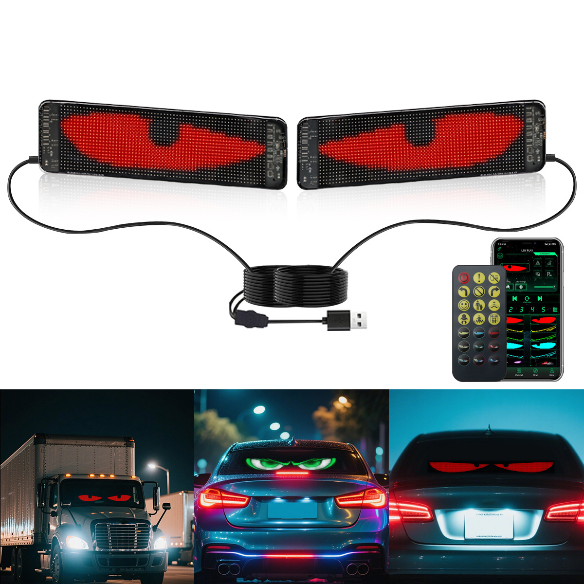 LED車載ソフトスクリーン、車載フレキシブル広告スクリーン、 - Car Led Light のレビューと価格