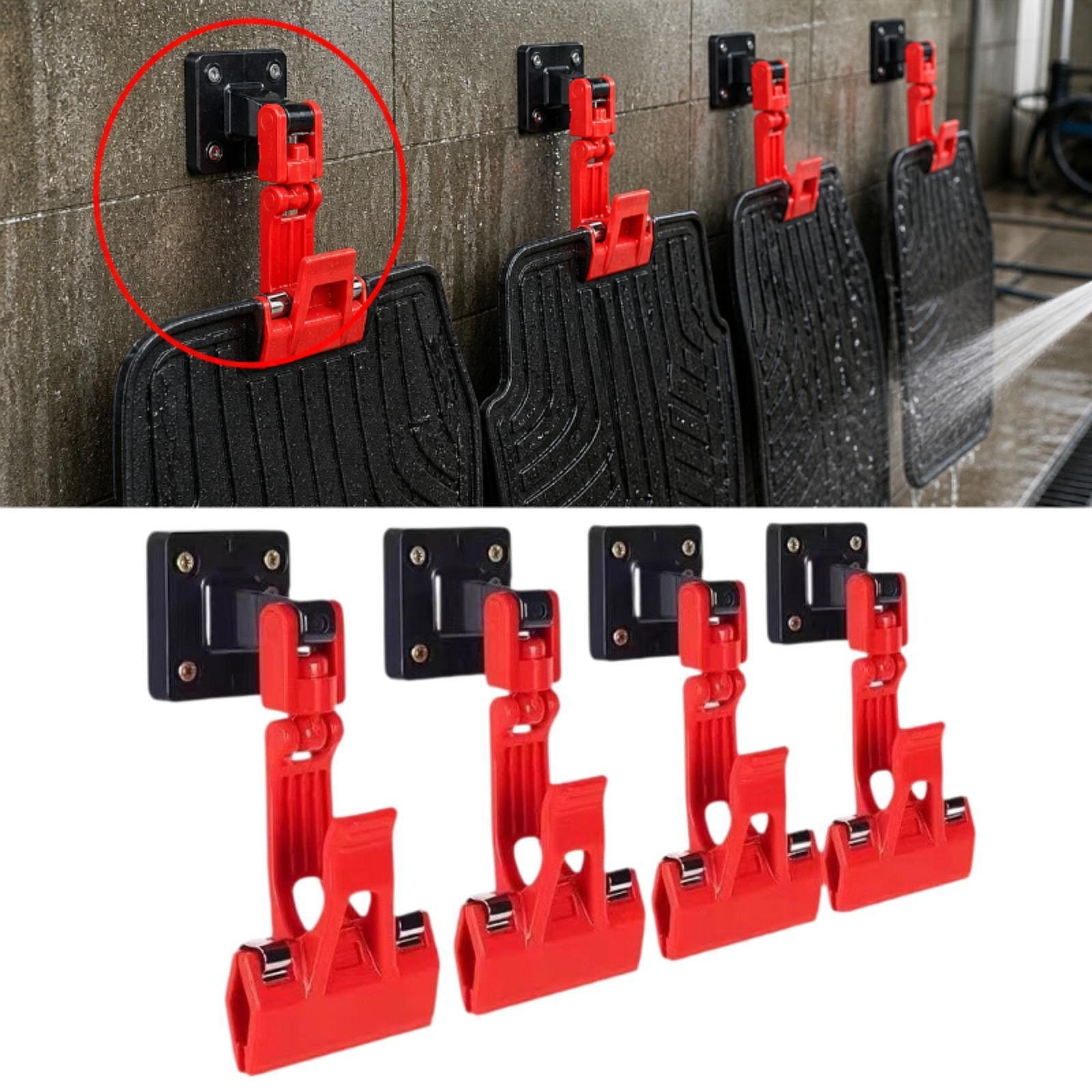 ユニバーサル回転式カーウォッシュフロアマットハンガー、カーマ - Car Floor Mat のレビューと価格
