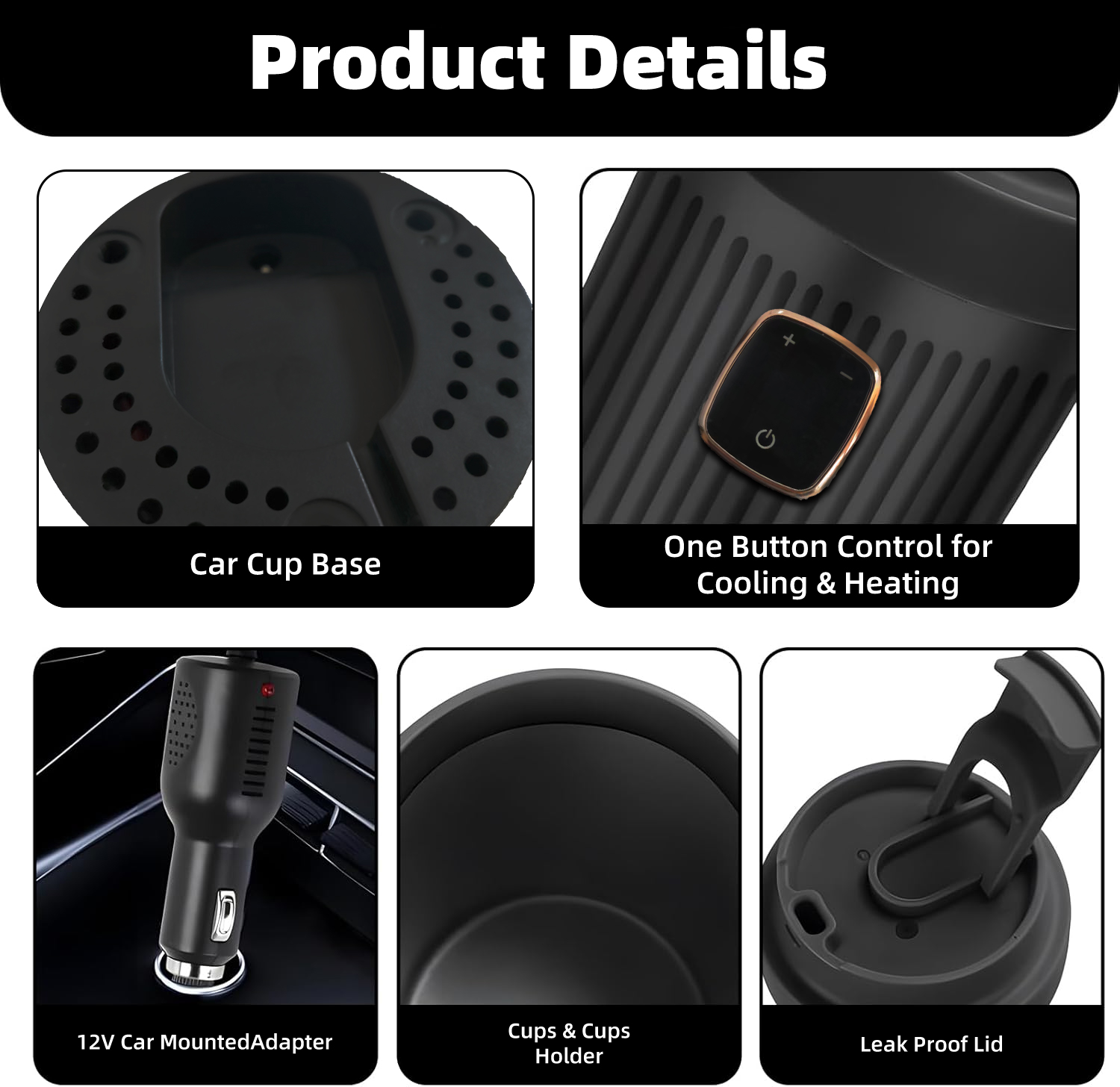 ポータブルカーカップ加湿器、デジタル超音波ミストメーカー搭載 - Car Air Freshener のレビューと価格