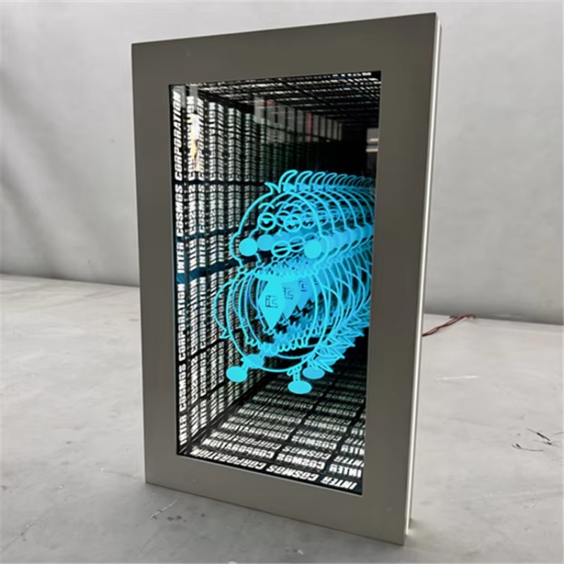 LED無限鏡3Dミラー ビル オフィス 結婚式 家庭 タクシ - Car Mirror のレビューと価格
