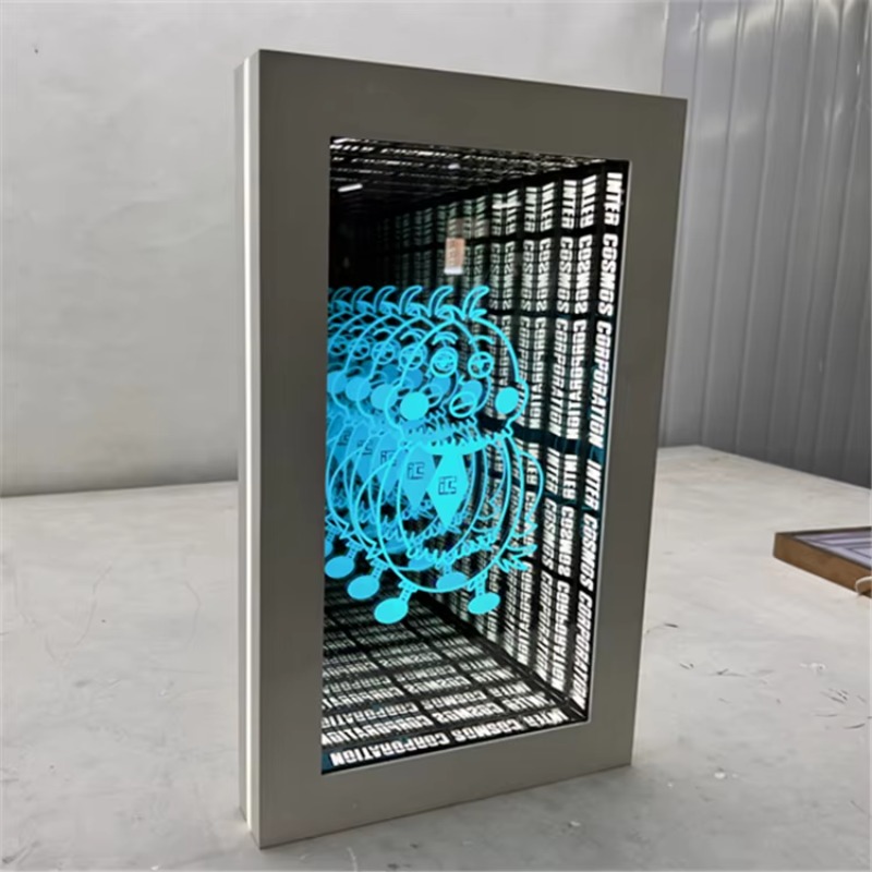 LED無限鏡3Dミラー ビル オフィス 結婚式 家庭 タクシ - Car Mirror のレビューと価格