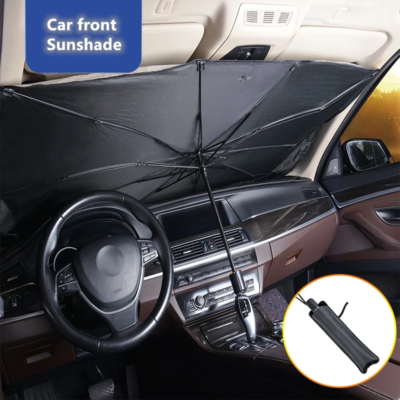 車のフロントガラスサンシェード多機能便利な折りたたみ式車用パ - Windshield Sun Shade のレビューと価格