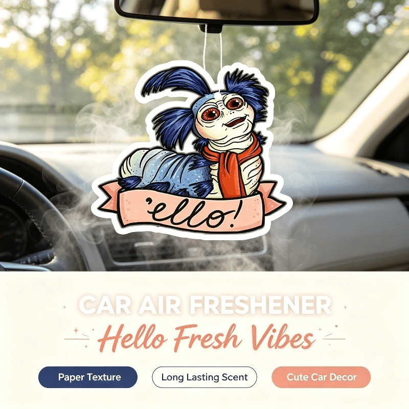 車用芳香剤 かわいい漫画の虫のキャラクター 吊り下げ式芳香カ - Car Air Freshener のレビューと価格