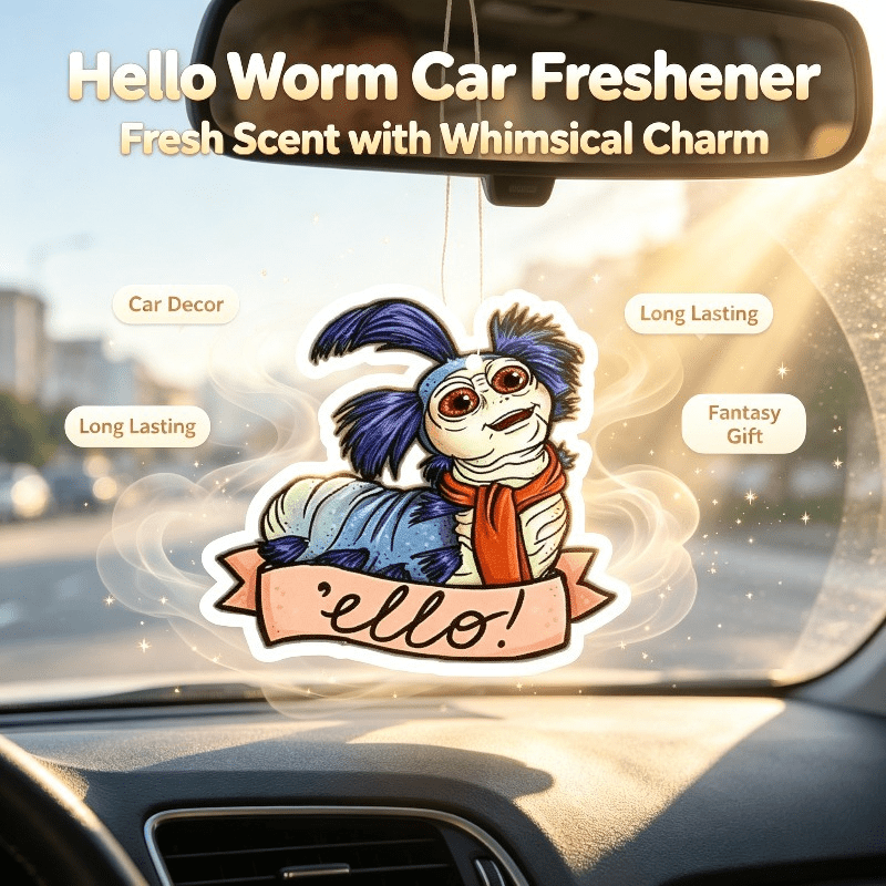 車用芳香剤 かわいい漫画の虫のキャラクター 吊り下げ式芳香カ - Car Air Freshener のレビューと価格