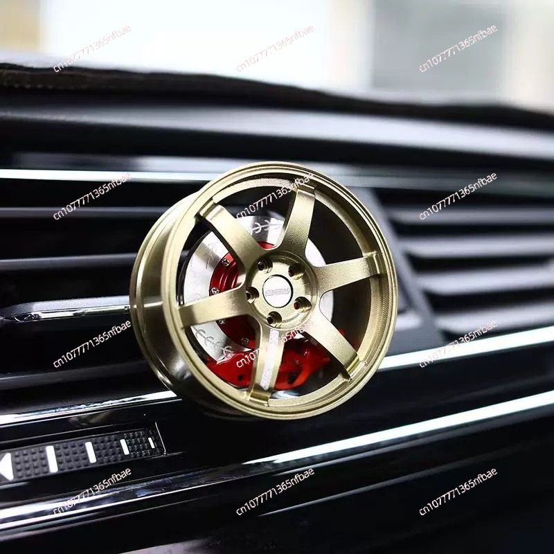 TE37ホイールリムモデルカーエアフレッシュナー回転式合金ベ - Car Air Freshener のレビューと価格