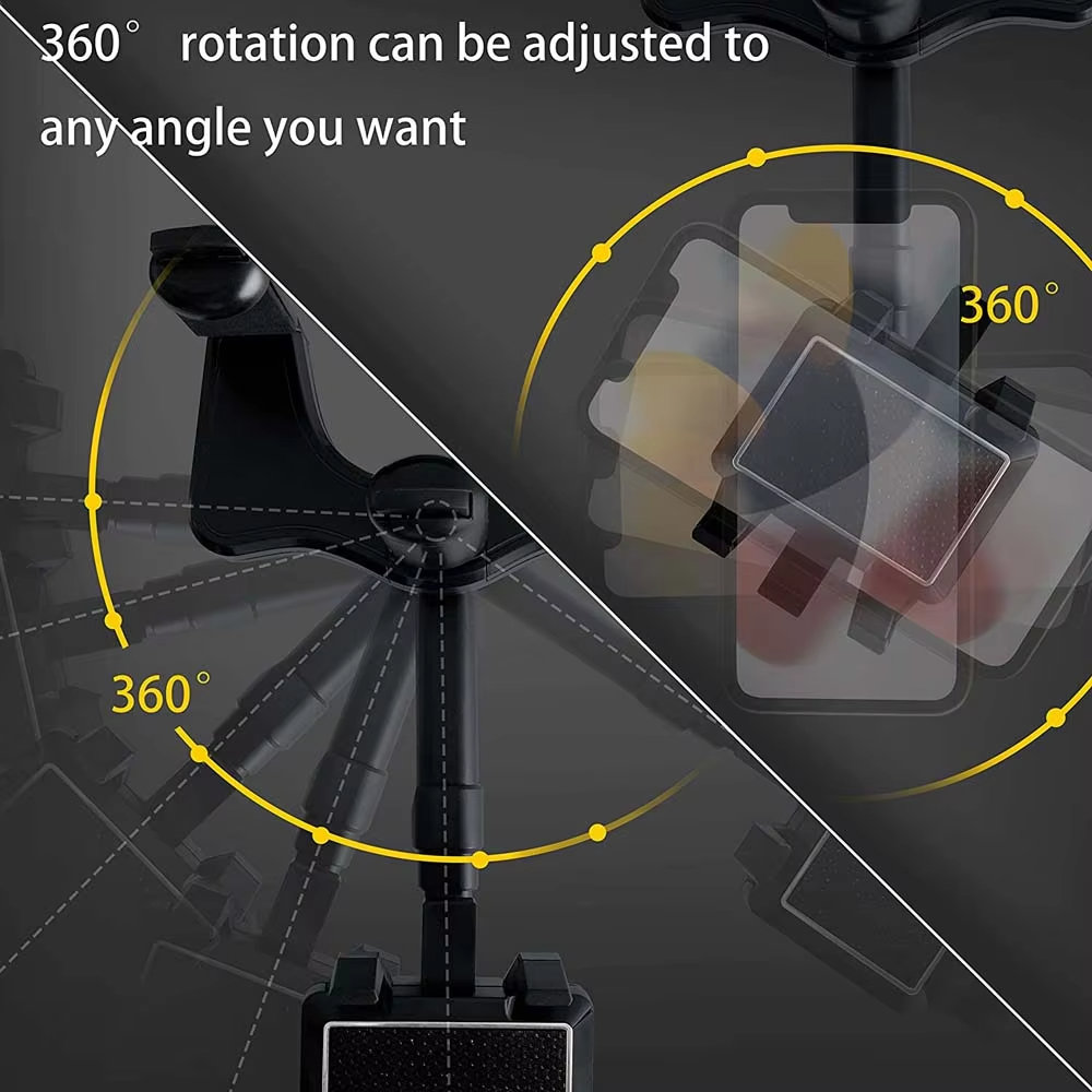 調整可能な車のバックミラー電話ホルダー 360 °   格納 - Car Mirror のレビューと価格
