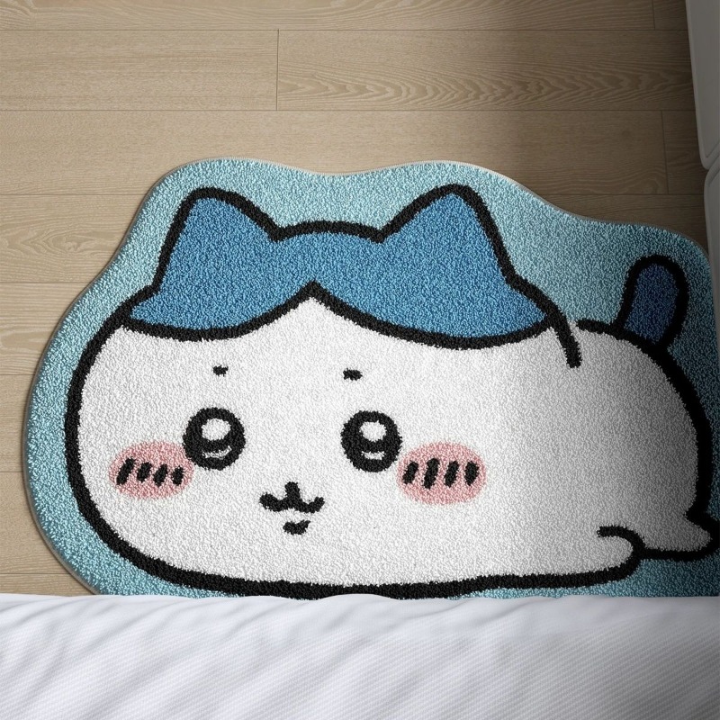 ちいかわ！！！漫画ラグ アニメ ハチワレウサギ ぬいぐるみフ - Car Floor Mat のレビューと価格