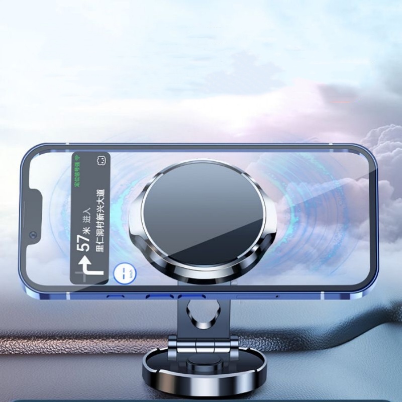 強力マグネット式携帯電話スタンド 720 °   折りたたみ - Car Phone Holder のレビューと価格