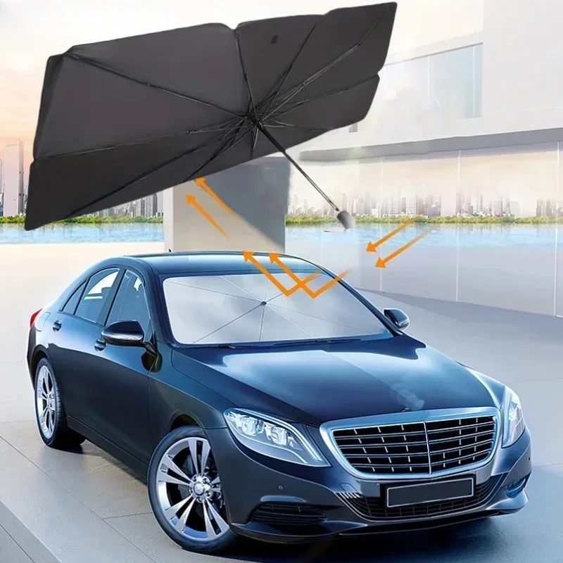 車用サンシェード、車用アクセサリー、フロントガラス用サンシェ - Windshield Sun Shade のレビューと価格