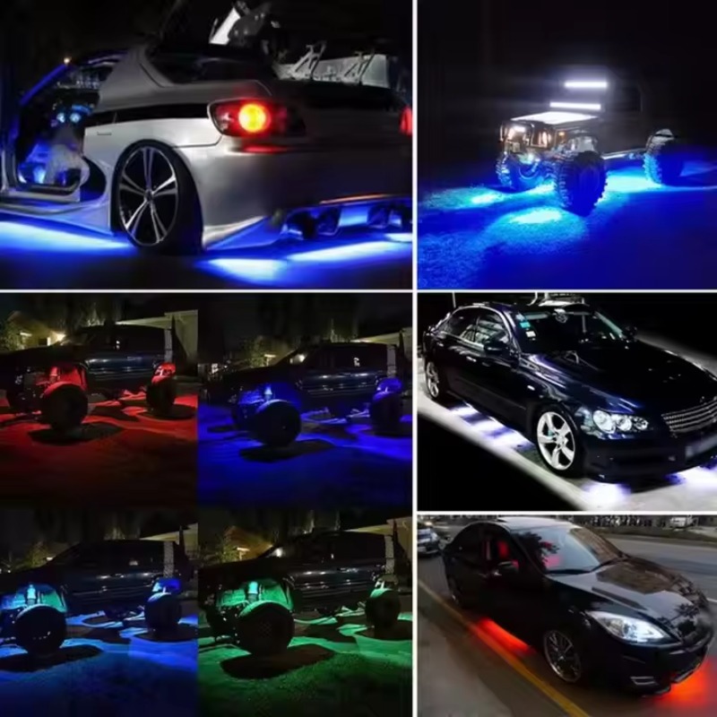工場直販 LEDアンビエントライト 車用レインボーシャーシ＆ - Car Led Light のレビューと価格