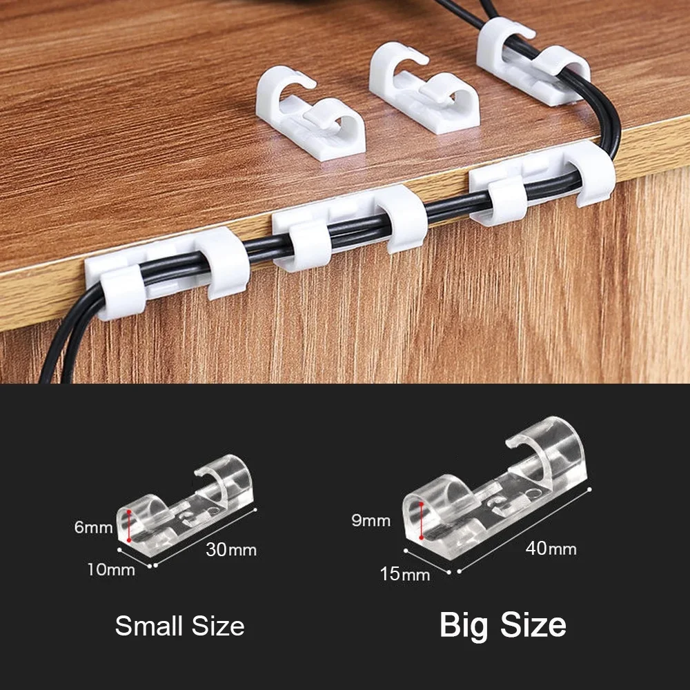 ケーブルクリップ、配線整理用、コードホルダー、自己粘着式ケー - Car Cable Organizer のレビューと価格