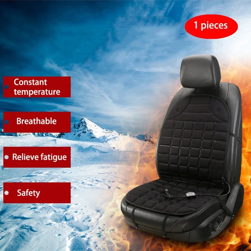 EAFC ユニバーサル 12V 車のフロント電動シート加熱カ - Car Seat Cover のレビューと価格