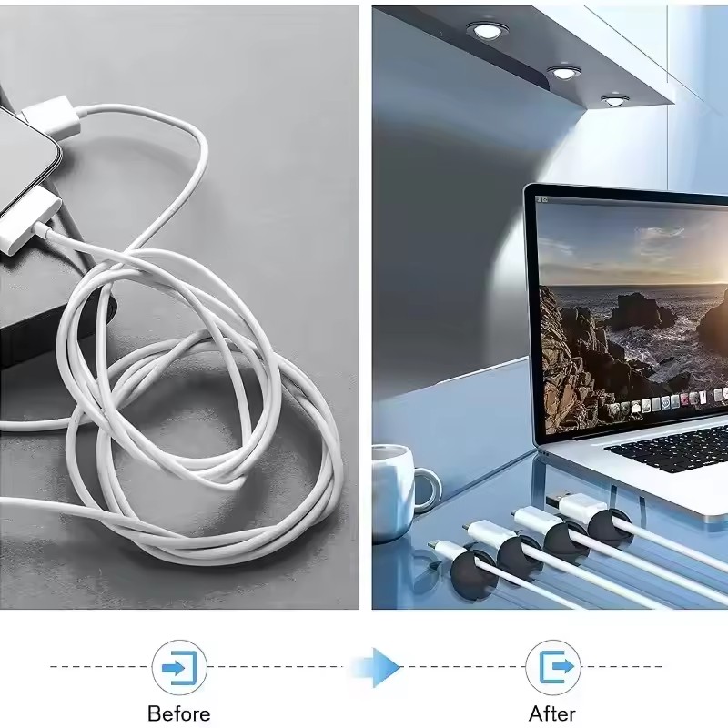 5個入り/50個入り ミニケーブル巻き取り式収納ケース US - Car Cable Organizer のレビューと価格