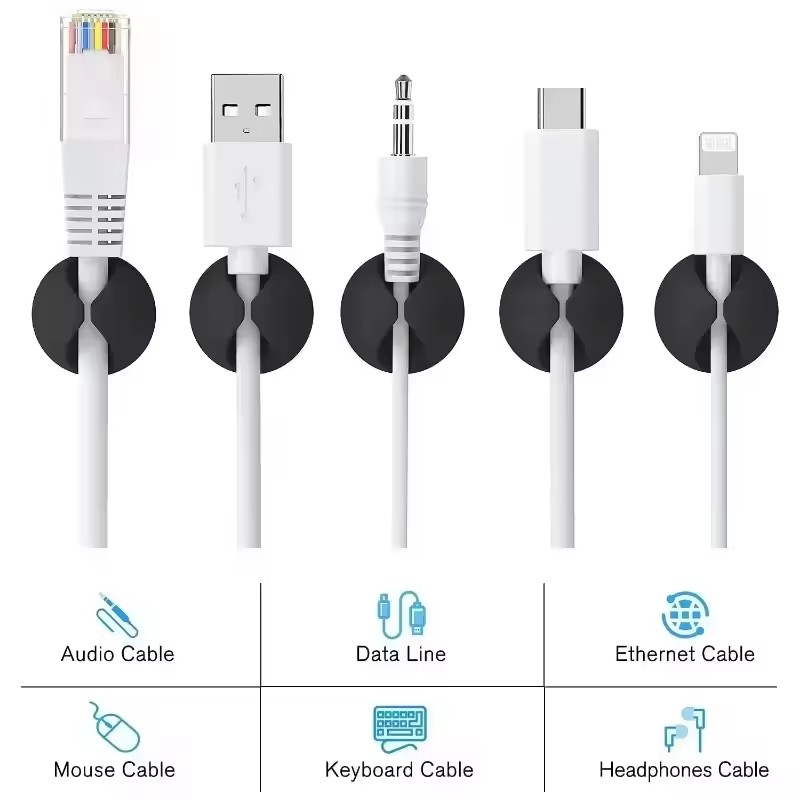 5個入り/50個入り ミニケーブル巻き取り式収納ケース US - Car Cable Organizer のレビューと価格