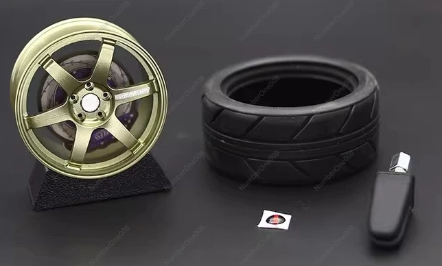 TE37ホイールリムモデルカーエアフレッシュナー回転式合金ベ - Car Air Freshener のレビューと価格