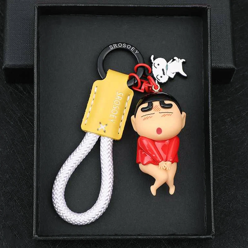 アニメ「クレヨンしんちゃん」のかわいいフィギュアキーホルダー - Car Accessories Japanese のレビューと価格