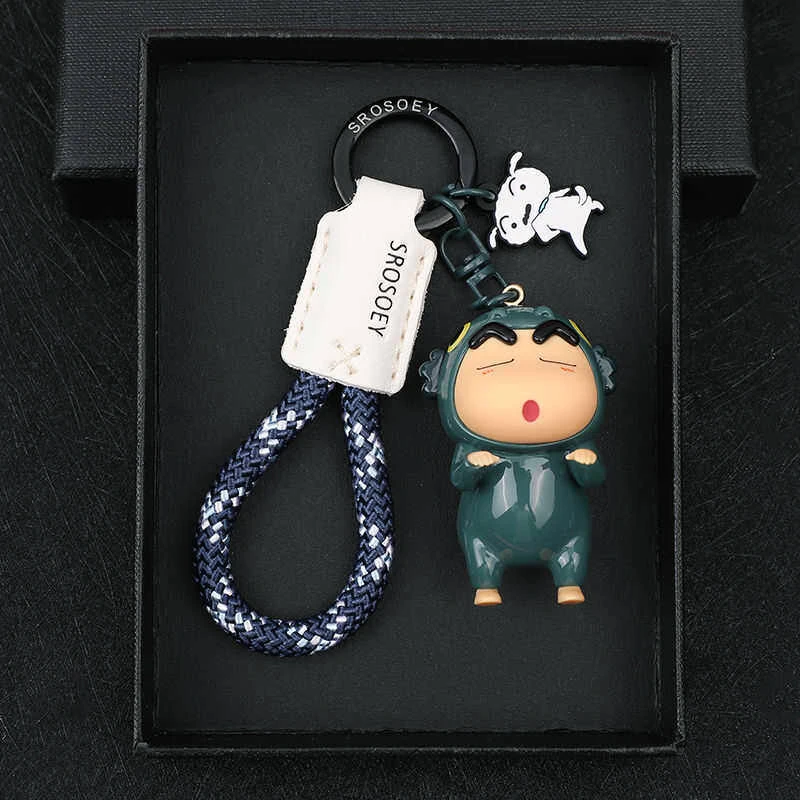 アニメ「クレヨンしんちゃん」のかわいいフィギュアキーホルダー - Car Accessories Japanese のレビューと価格