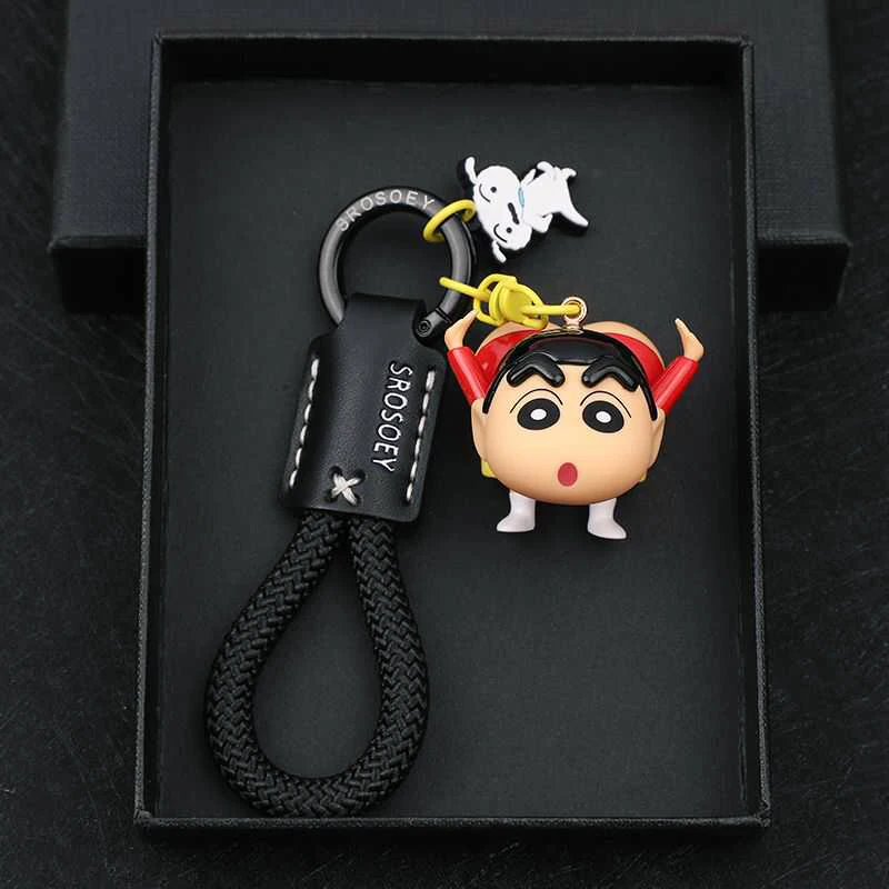 アニメ「クレヨンしんちゃん」のかわいいフィギュアキーホルダー - Car Accessories Japanese のレビューと価格