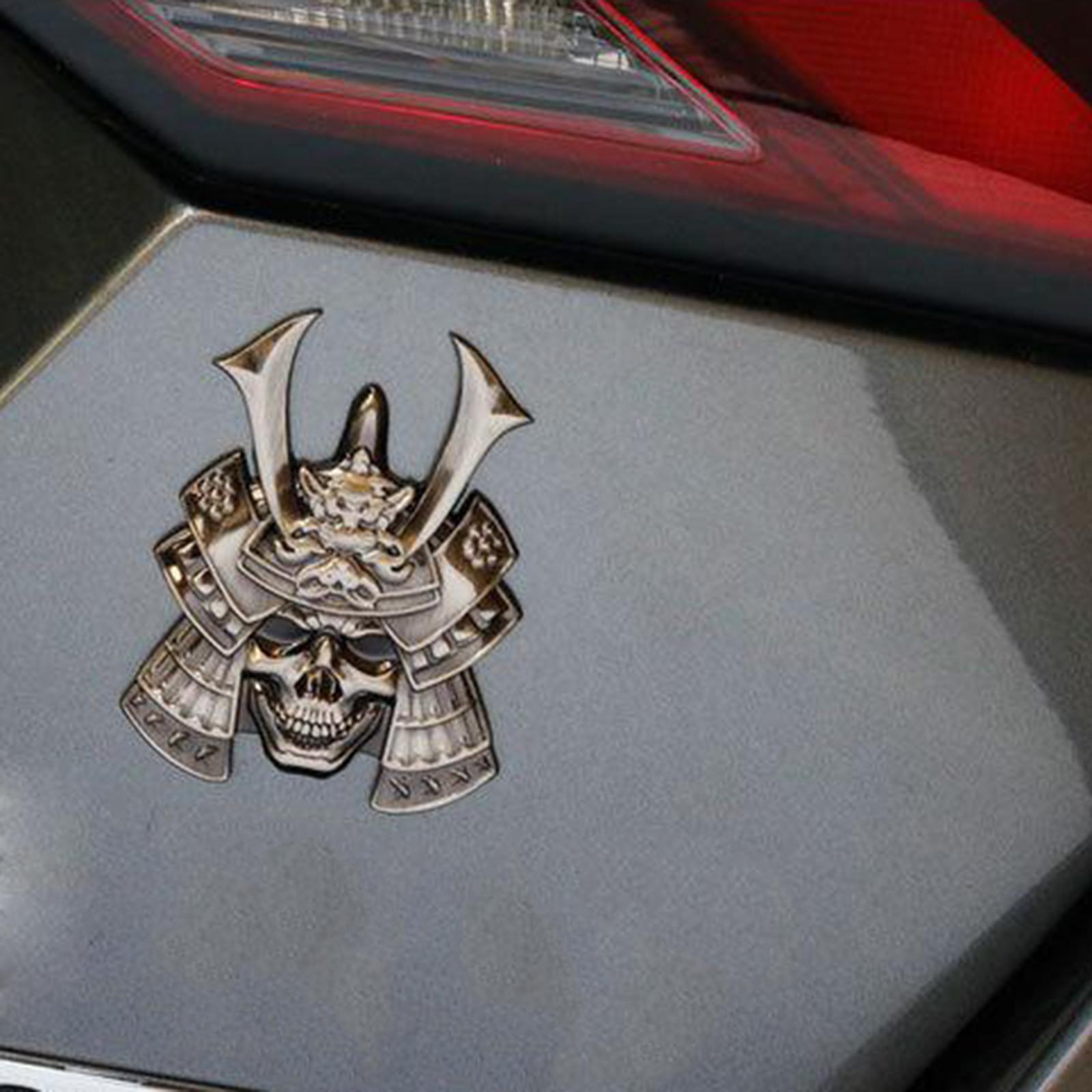 侍をテーマにした日本のステッカー。骸骨のデザインのビニールデ - Car Accessories Japanese のレビューと価格