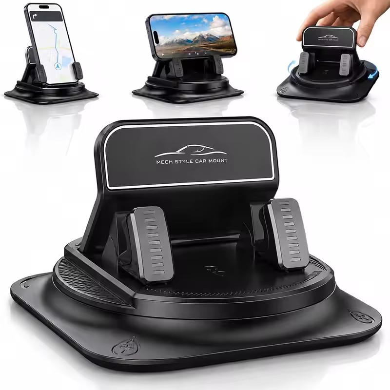 360 °   度角調整可能な車載携帯電話ホルダー、滑り止め - Car Phone Holder のレビューと価格