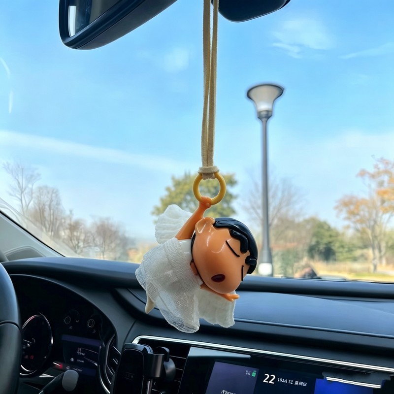 クレヨンしんちゃん エンジェルバレエ ミニカーバックミラー吊 - Car Mirror のレビューと価格
