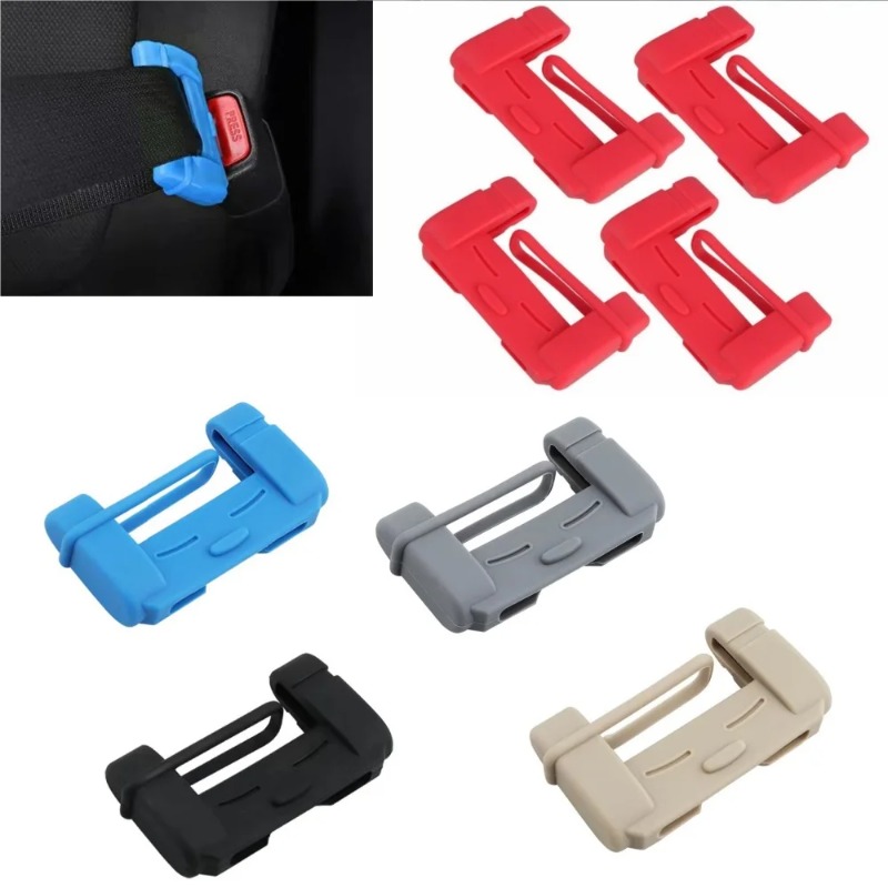 2個入り 車用シートベルトクリップ シリコン保護カバーホルダ - Car Seat Cover のレビューと価格