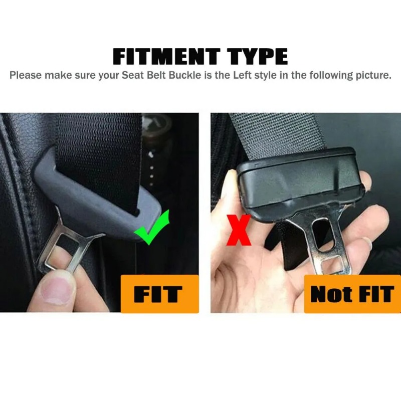 2個入り 車用シートベルトクリップ シリコン保護カバーホルダ - Car Seat Cover のレビューと価格