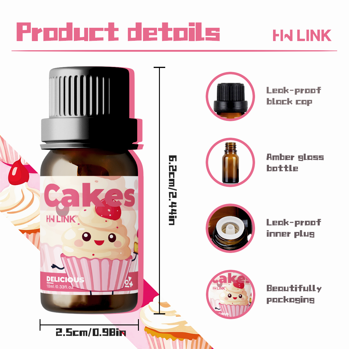 10ml ケーキフレグランスオイル キャンドル作り、ディフュ - Car Air Freshener のレビューと価格