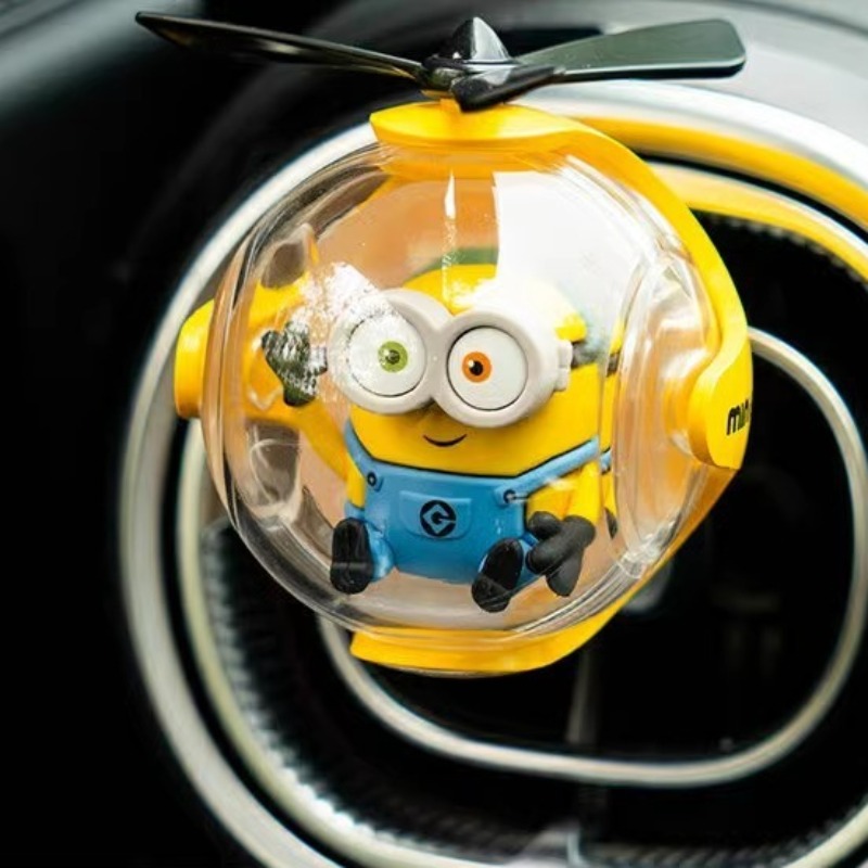 ミニオン風車用芳香剤、かわいい漫画風車用香水クリップ、クリエ - Car Air Freshener のレビューと価格
