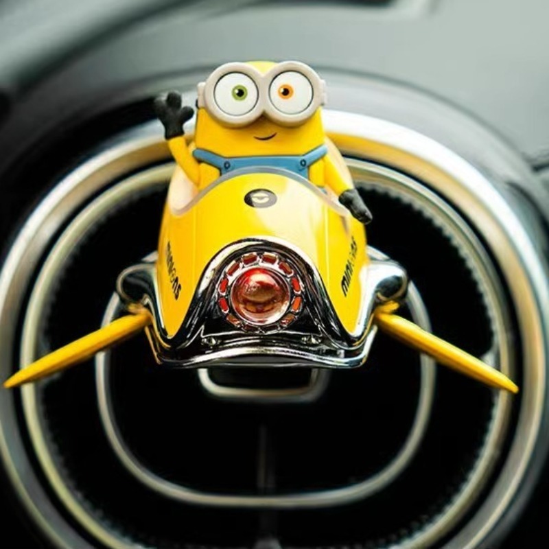 ミニオン風車用芳香剤、かわいい漫画風車用香水クリップ、クリエ - Car Air Freshener のレビューと価格