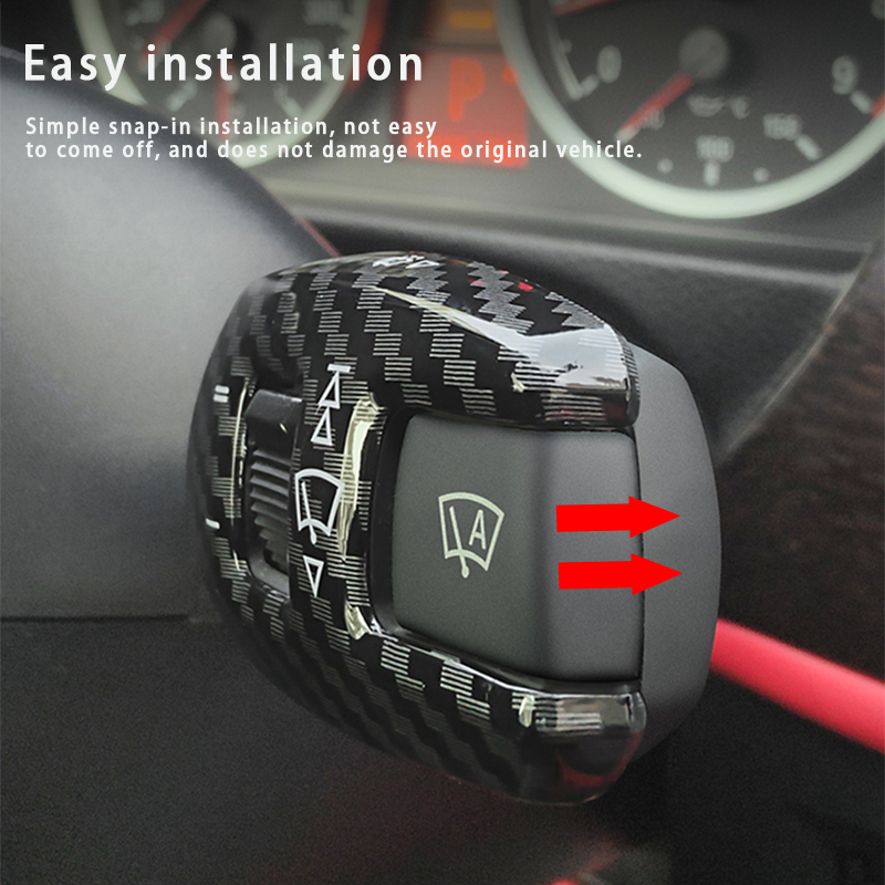 車用ターンシグナルワイパーレバースイッチカバーカーボンステア - Car Wiper のレビューと価格