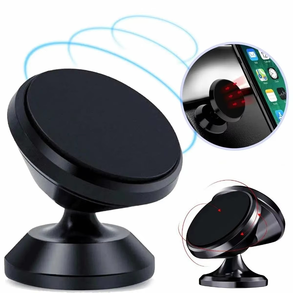 マグネット式車載携帯電話ホルダー マグネットマウントブラケッ - Car Phone Holder のレビューと価格