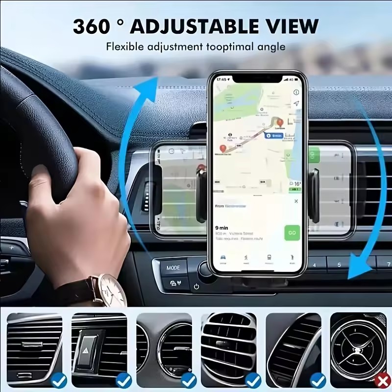 ユニバーサルカーフックベースフォンホルダー 重力式モバイルス - Car Phone Holder のレビューと価格