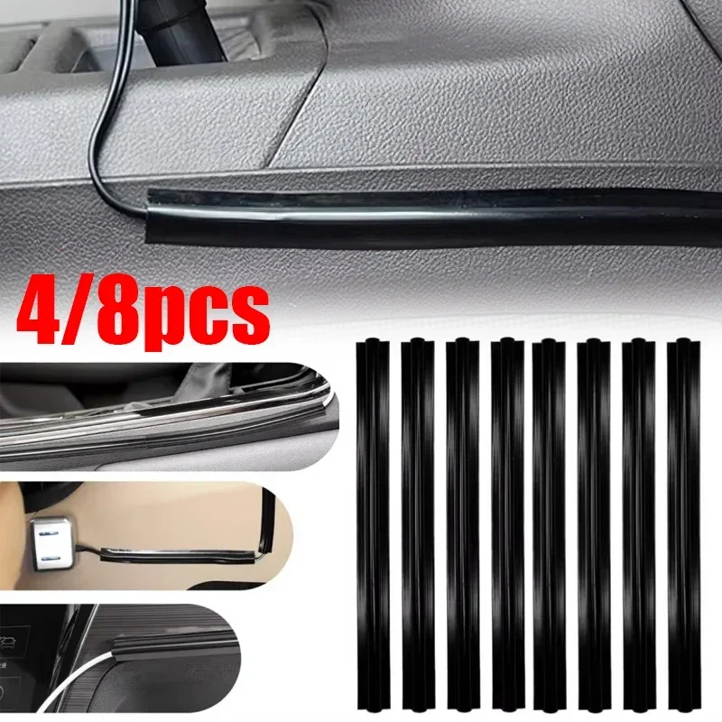 4/8個入り 車用ケーブルマネージャー、汎用タイプ、車内に隠 - Car Cable Organizer のレビューと価格