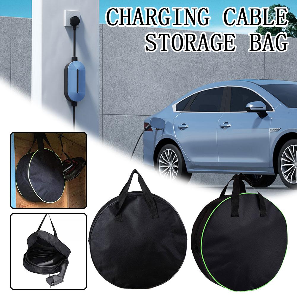耐久性のある丸型車用充電ケーブル収納バッグ防水オックスフォー - Car Cable Organizer のレビューと価格