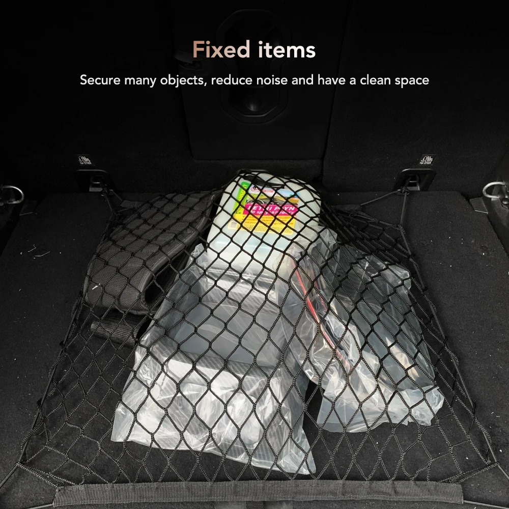 ナイロン製車用リアカーゴネット - アウディA1-A8 Q2 - Car Organizer のレビューと価格