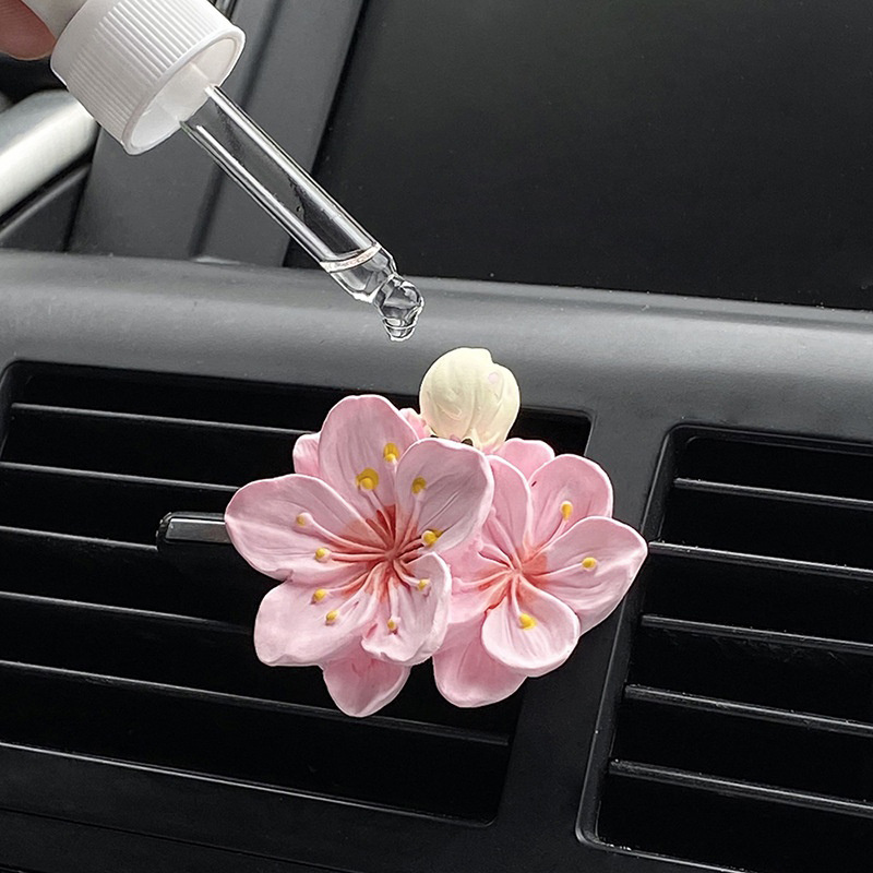 1pc 車のファッション小さな絶妙な香水クリップ花の形の空気 - Car Air Freshener のレビューと価格