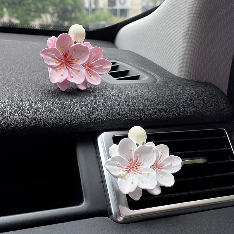 1pc 車のファッション小さな絶妙な香水クリップ花の形の空気 - Car Air Freshener のレビューと価格