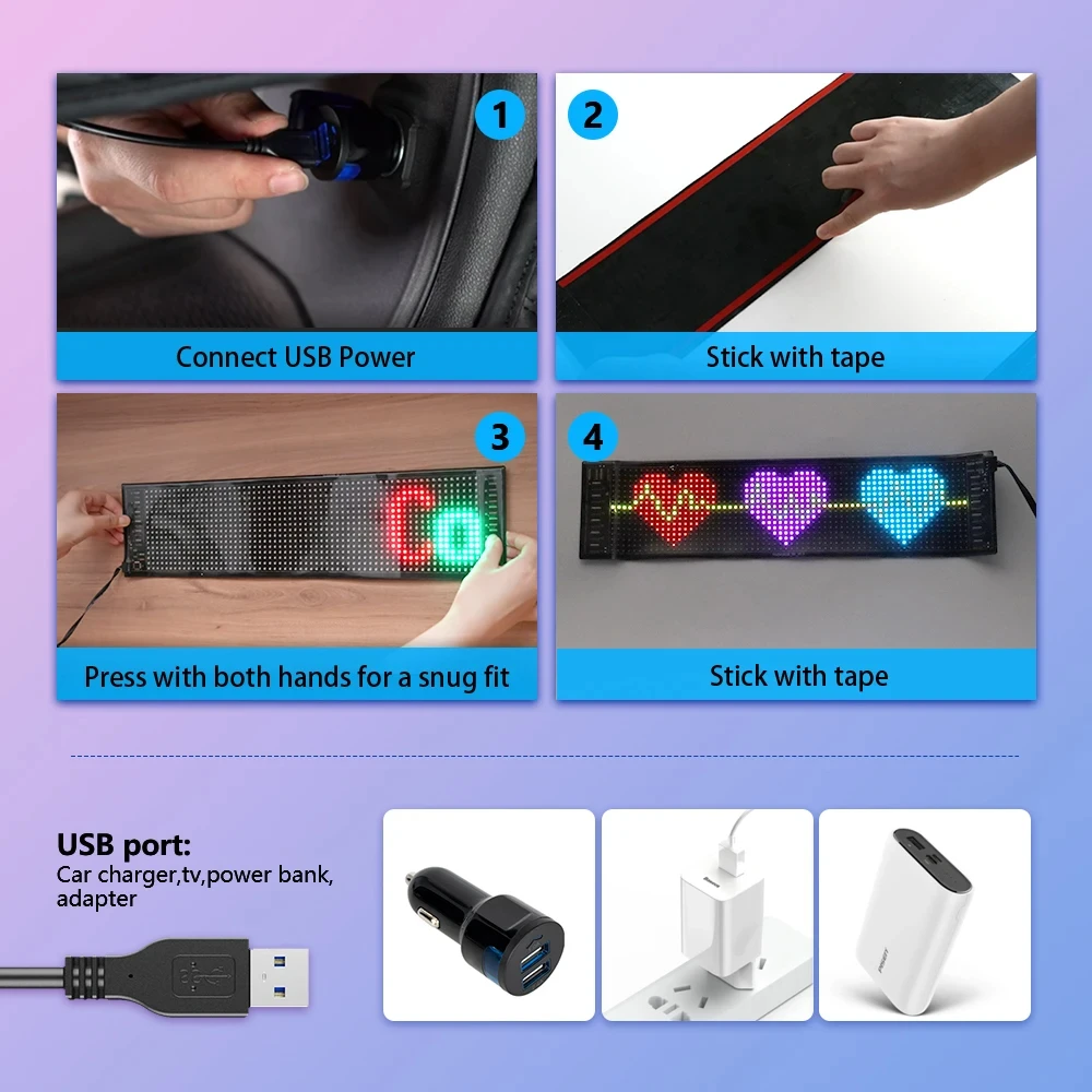 LED DIY マトリックスピクセルパネル LEDディスプレ - Car Led Light のレビューと価格