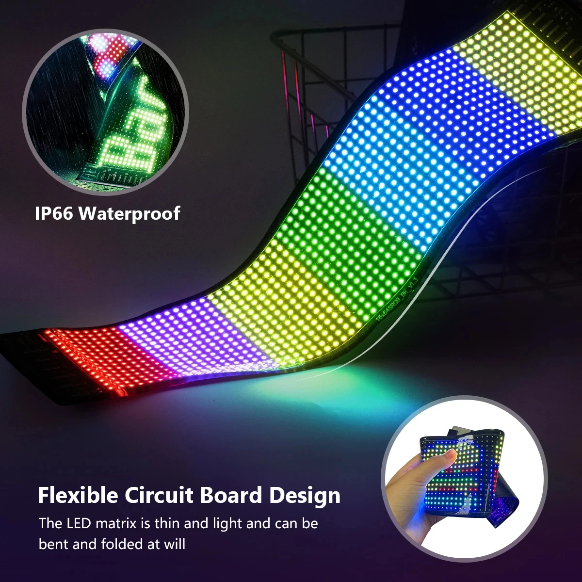 LED DIY マトリックスピクセルパネル LEDディスプレ - Car Led Light のレビューと価格